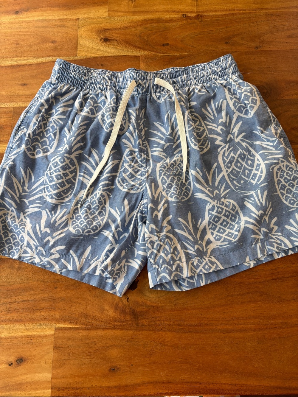 Chubbies Blue Pineapple Swim Trunks - Medium